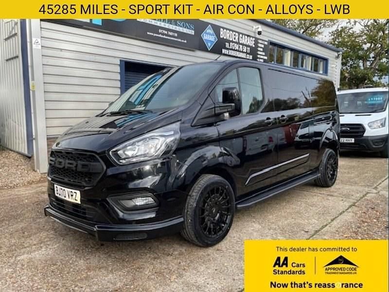 Black Used 2021 Ford Transit Custom Limited Van | £19,490 (Super price) - Image 1/3
