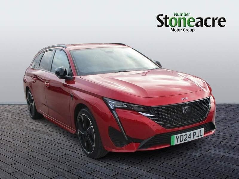 Red Used 2024 Peugeot e-308 GTi Hatchback | £19,850 (Fair price) - Image 1/2