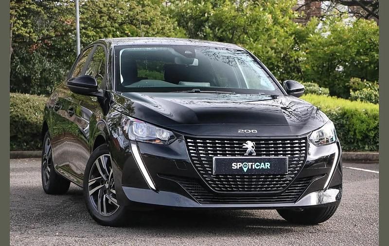 Used Peugeot 208 Active+ 101 HP (74 kW) 2023 Black Hatchback