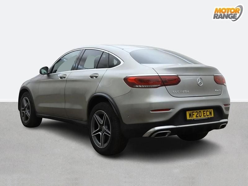 Used Mercedes GLC220 AMG line 194 HP (142 kW) 2020 Silver Coupe