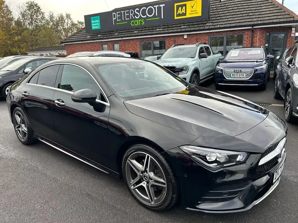 Used Mercedes CLA180 AMG line 136 HP (100 kW) 2020 Black Sedan