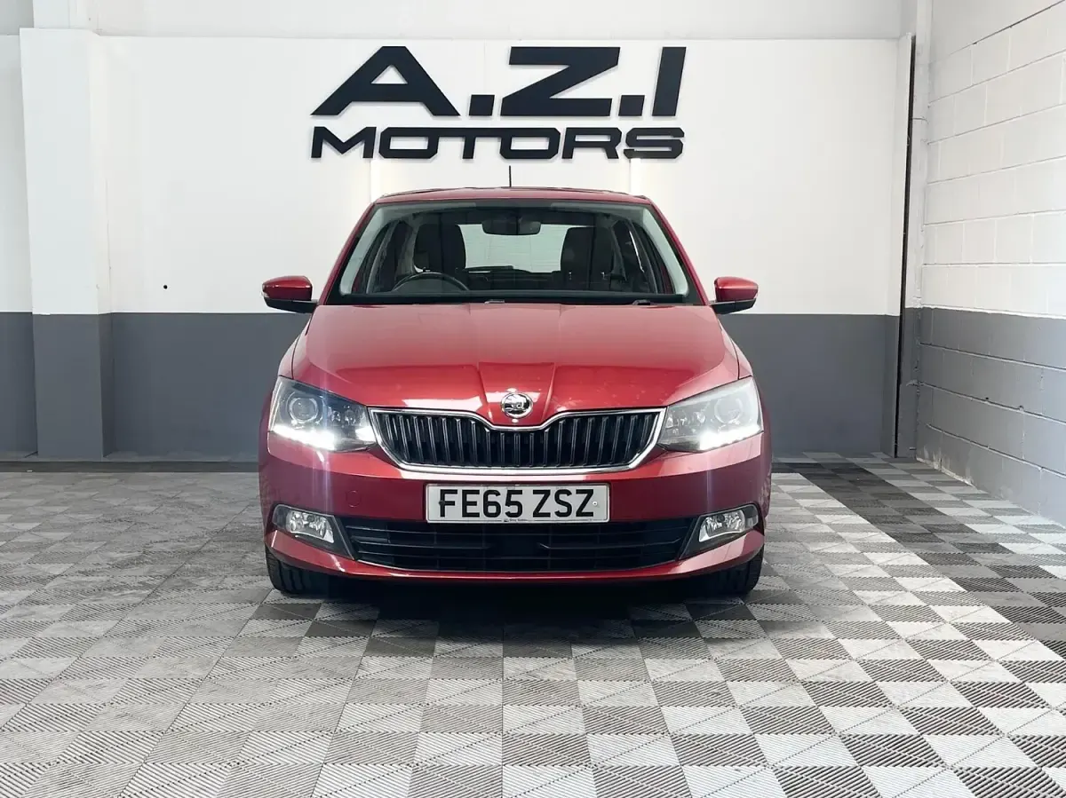 Used Skoda Fabia SE L 110 HP (80 kW) 2015 Red Hatchback