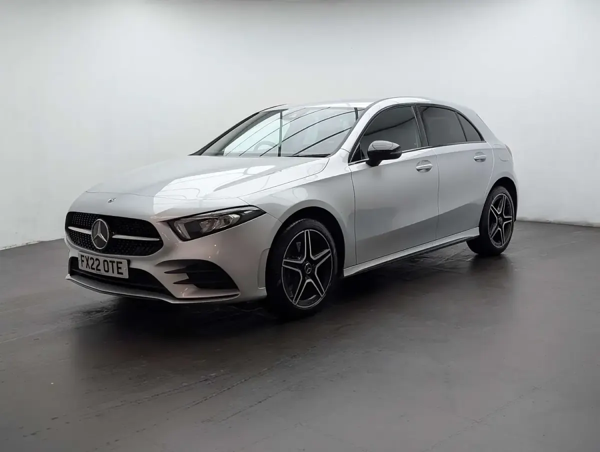 Used Mercedes A250 AMG line 2022 Silver Hatchback