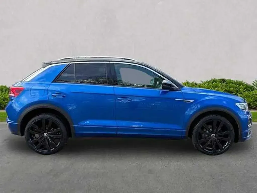 Used VW T-Roc R-line 150 HP (110 kW) 2021 Blue SUV