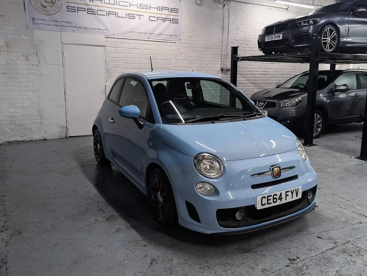 Used Abarth 500 135 HP (99 kW) 2014 Blue Hatchback
