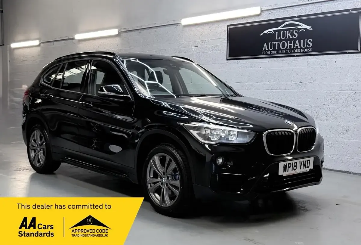 Used BMW X1 Sport Line 187 HP (137 kW) 2018 Black SUV