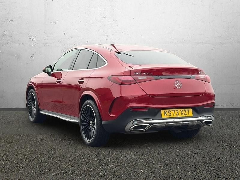 Used Mercedes GLC300 AMG line 2023 Red Coupe