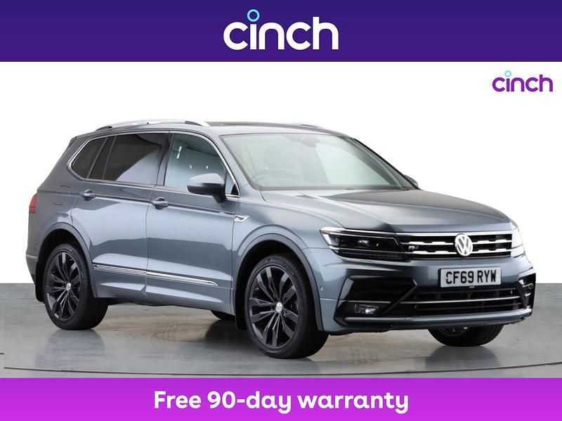 Grey Used 2019 VW Tiguan Allspace R-line SUV | £26,199 (A bit pricey) - Image 1/3