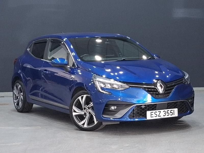 Used Renault Clio V RS Line 100 HP (73 kW) 2020 Blue Hatchback