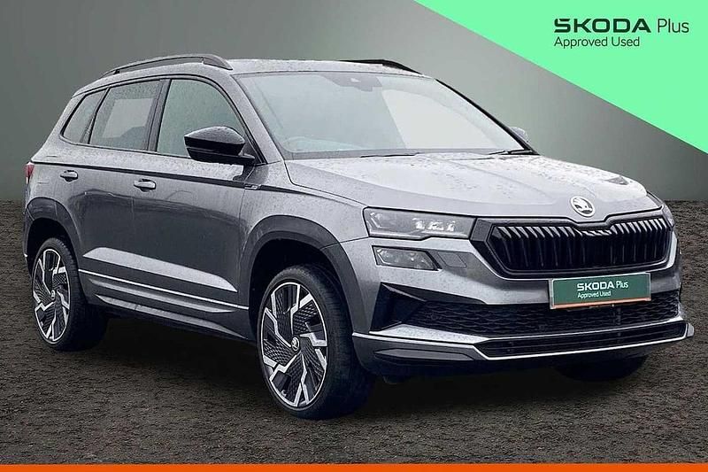 Used Skoda Karoq SportLine 110 HP (80 kW) 2023 Graphite grey metallic SUV