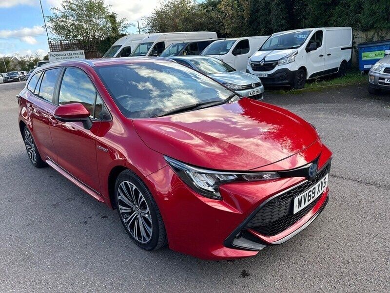Red Used 2019 Toyota Corolla Design Estate | £16,499 (Fair price) - Image 1/4