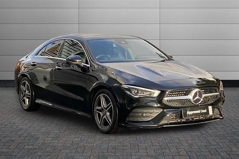Cosmos black Used 2022 Mercedes CLA220 AMG Line Premium Plus Sedan | £27,150 (Fair price) - Image 1/4