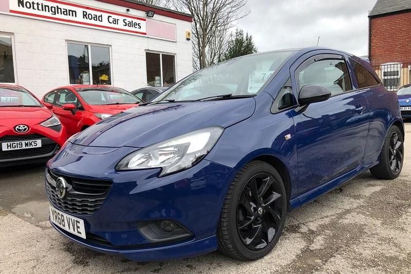 Used Vauxhall Corsa SRi 75 HP (55 kW) 2018 Blue Hatchback