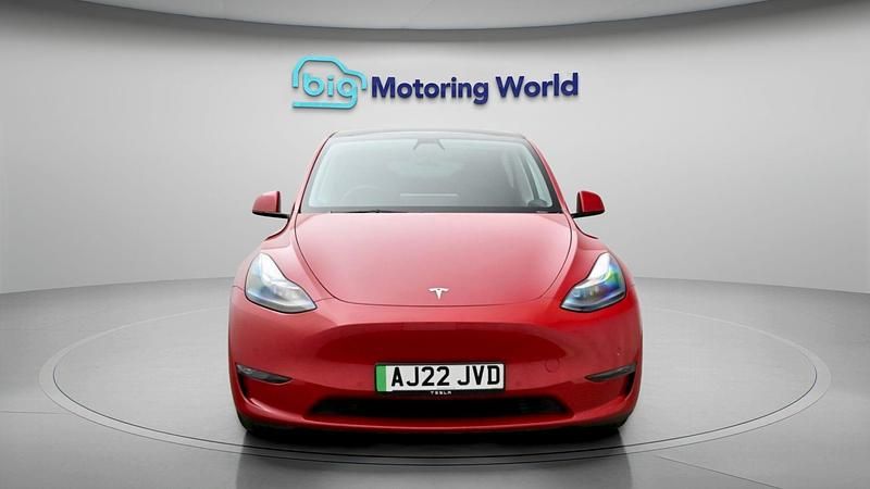Used Tesla Model Y Long Range AWD 378 kW (514 HP) 2022 Red SUV