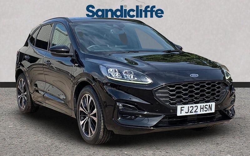 Black Used 2022 Ford Kuga ST-Line X SUV | £17,952 (Fair price) - Image 1/4