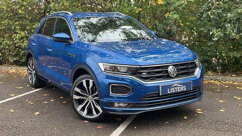 Blue Used 2019 VW T-Roc R-line SUV | £11,251 (Good price) - Image 1/4