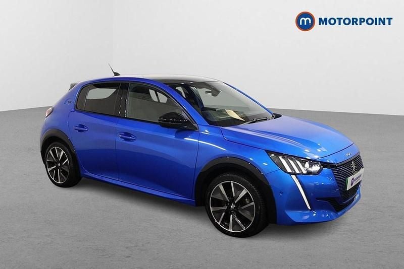 Used Peugeot e-208 GTi 100 kW (136 HP) 2021 Blue Hatchback