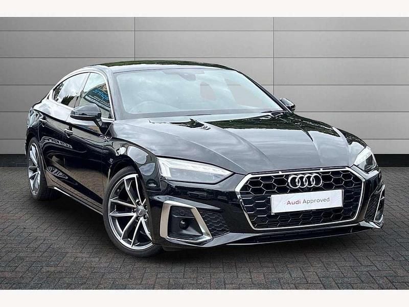 Black Used 2021 Audi A5 Sportback S-Line Hatchback | £25,395 (A bit pricey) - Image 1/4