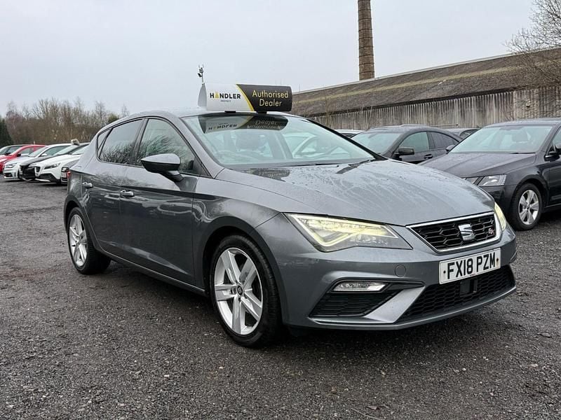 Used Seat Leon FR 125 HP (91 kW) 2018 Grey Hatchback