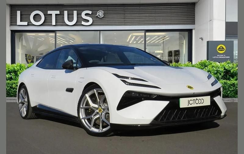 New Lotus Emeya 675 kW (918 HP) 2025 White Hatchback