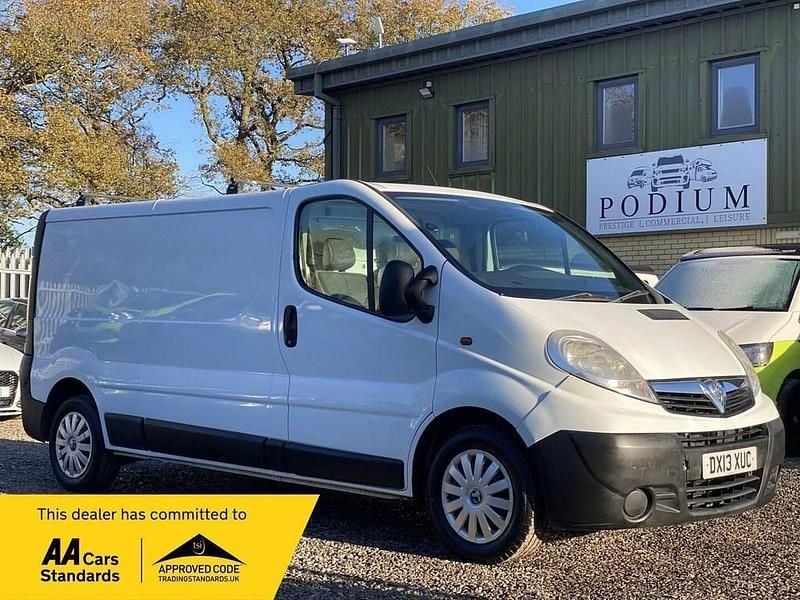 White Used 2013 Vauxhall Vivaro Van | £4,990 (Good price) - Image 1/3