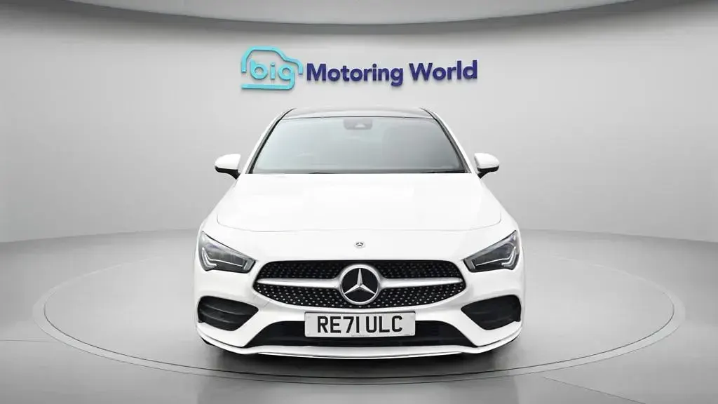 Used Mercedes CLA250e Shooting Brake AMG line 2021 White Estate