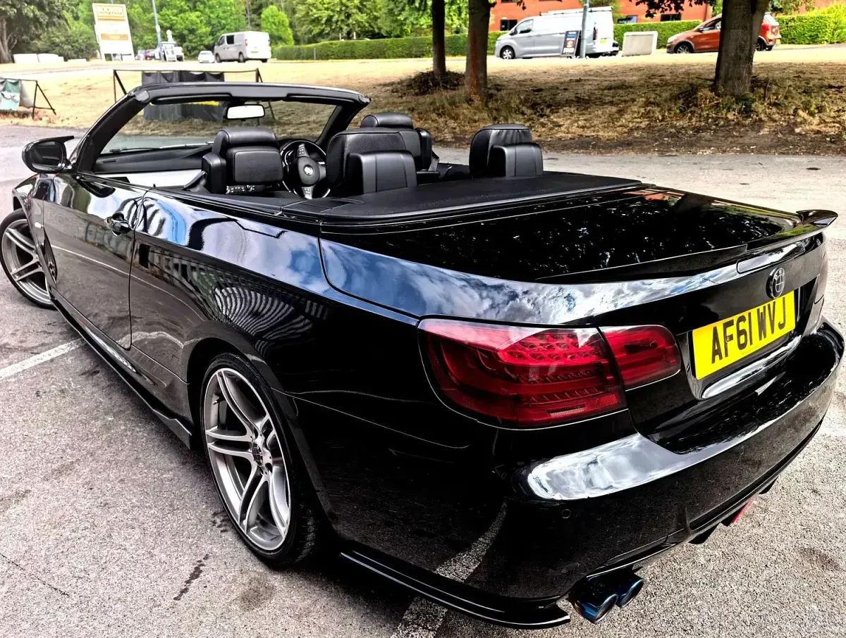 Used BMW 320 Cabriolet M Sport 2011 Black Cabriolet