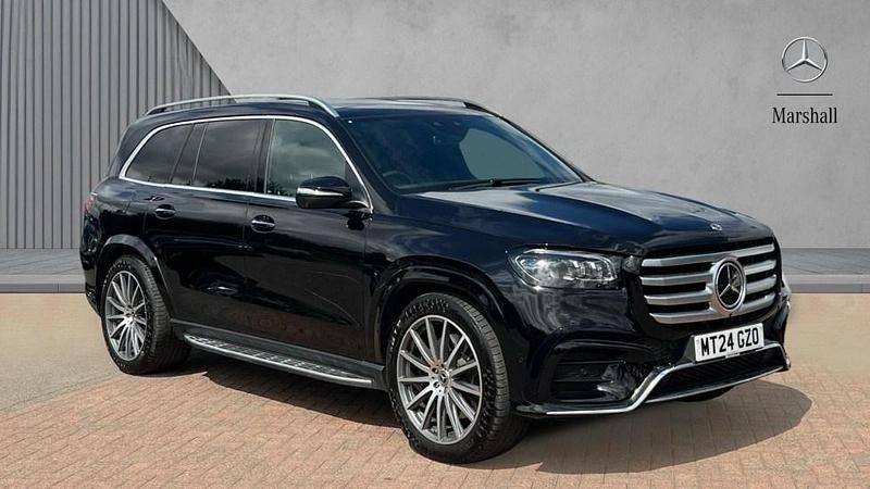 Obsidian black metallic Used 2024 Mercedes GLS450 AMG Line Premium Plus SUV | £77,680 (Fair price) - Image 1/4
