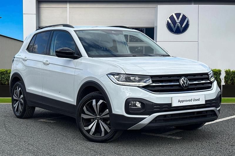 Used VW T-Cross Black Edition 110 HP (80 kW) 2023 White SUV