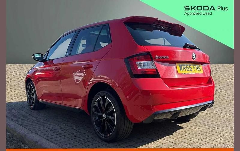 Used Skoda Fabia Monte Carlo 108 HP (79 kW) 2016 Corrida red Hatchback