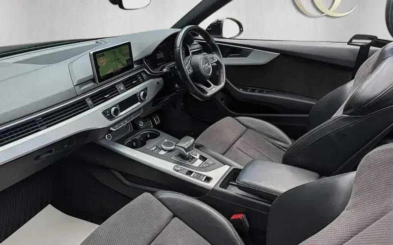 Used Audi A5 Cabriolet S-Line 190 HP (139 kW) 2020 Black Cabriolet