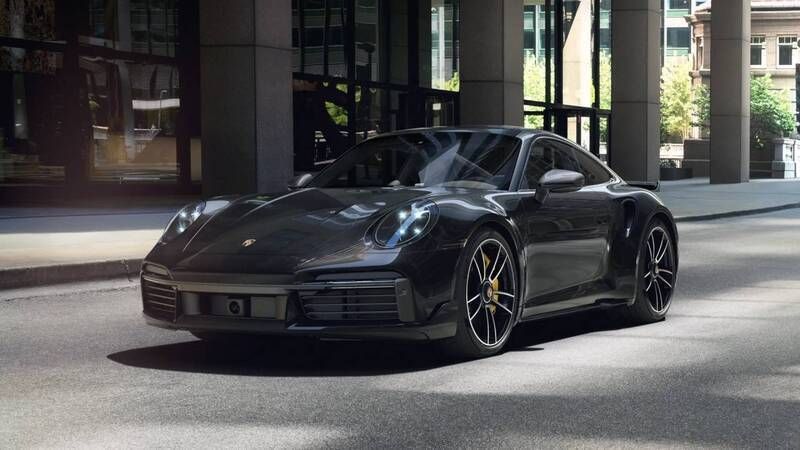 Jet black metallic Used 2023 Porsche 911 Turbo S | £169,900 (Fair price) - Image 1/4