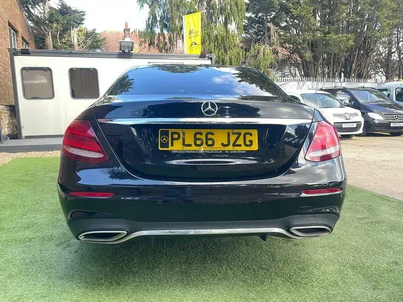Used Mercedes E220 AMG line 2016 Black Sedan