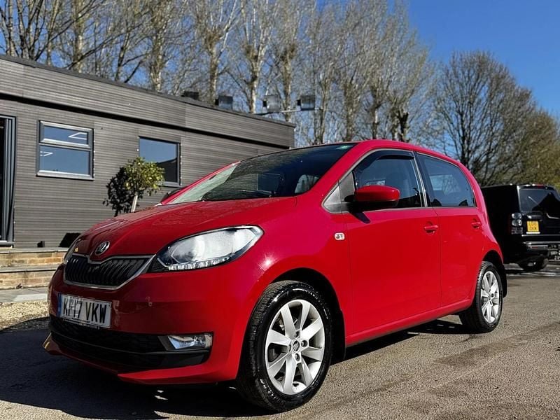 Used Skoda Citigo SE L 75 HP (55 kW) 2017 Red Hatchback