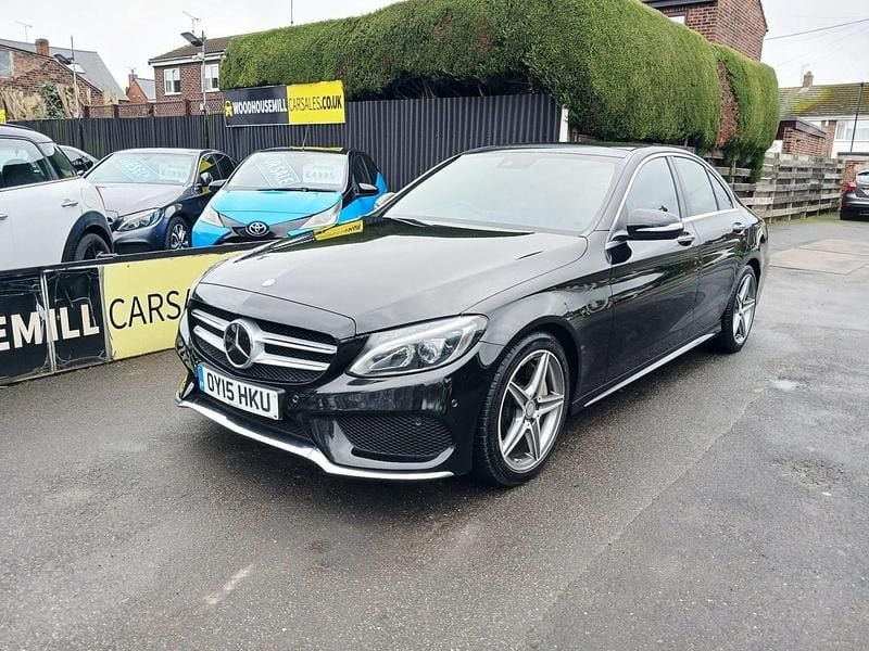 Used Mercedes C300 AMG Line Premium 2015 Black Sedan