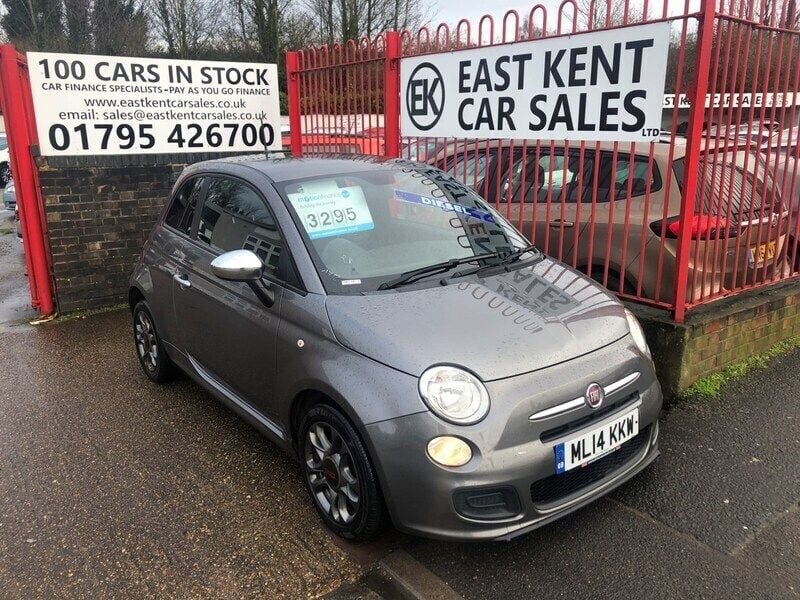 Grey Used 2014 Fiat 500 S Hatchback | £3,295 (Fair price) - Image 1/4