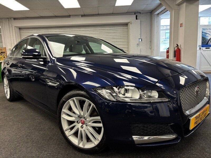 Blue Used 2017 Jaguar XF Portfolio Sedan | £9,995 (Fair price) - Image 1/4