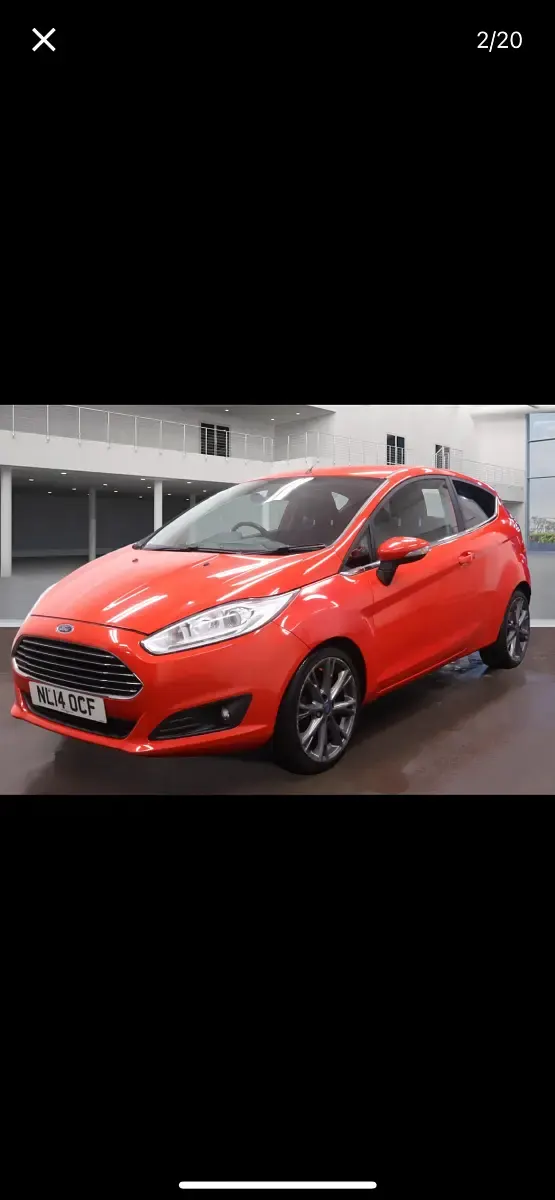 Second-hand Ford Fiesta Titanium 125 CP (91 kW) 2014 Roșu Hatchback