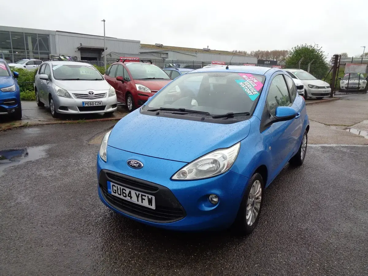 Used Ford Ka Zetec 69 HP (50 kW) 2014 Blue Hatchback