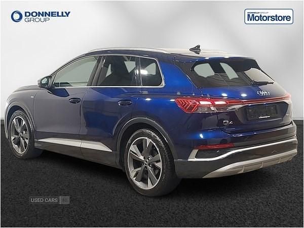 Used Audi Q4 e-tron S-Line 125 kW (170 HP) 2021 Blue SUV