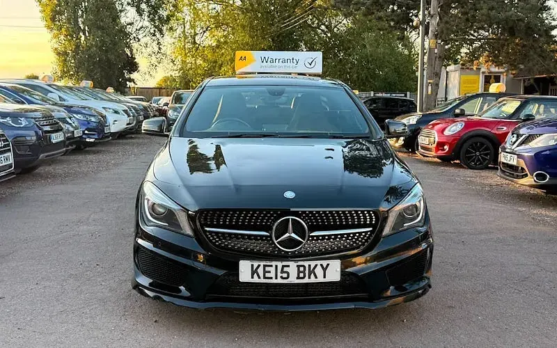 Used Mercedes CLA220 AMG 177 HP (130 kW) 2014 Black Coupe
