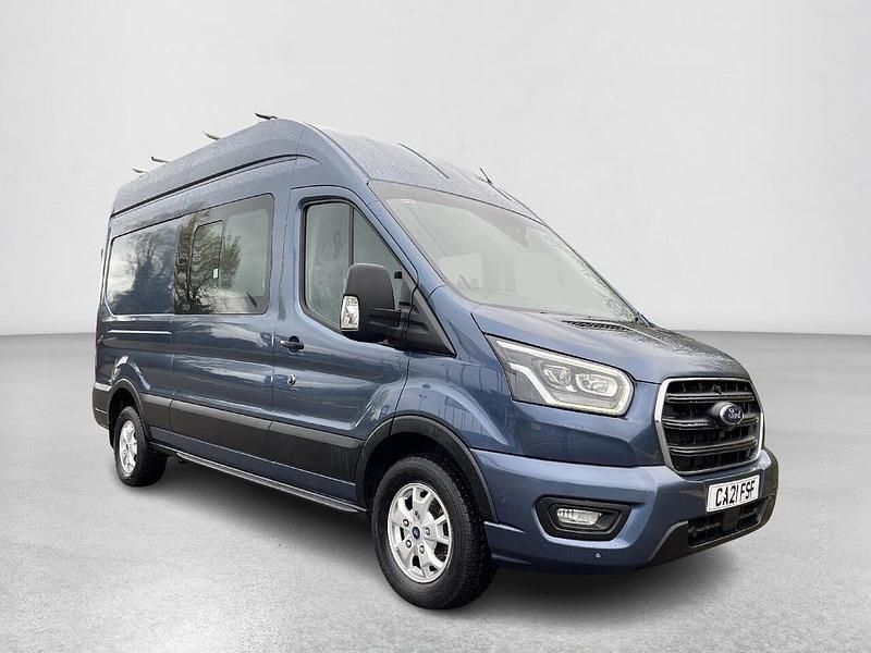 Used Ford Transit Limited 185 HP (136 kW) 2021 Blue Van