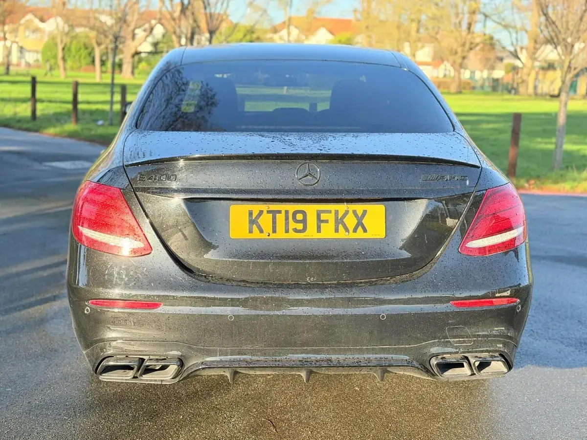 Used Mercedes E400 AMG line 340 HP (250 kW) 2019 Black Sedan