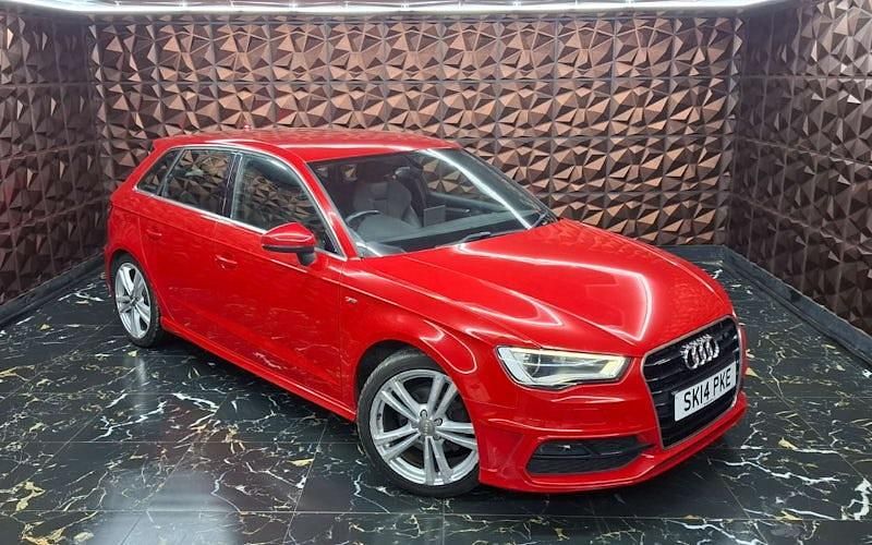 Used Audi A3 Sportback S-Line 140 HP (102 kW) 2013 Red Hatchback