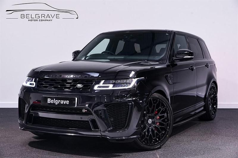 Black Used 2021 Land Rover Range Rover Sport SVR SUV | £56,480 (Fair price) - Image 1/3