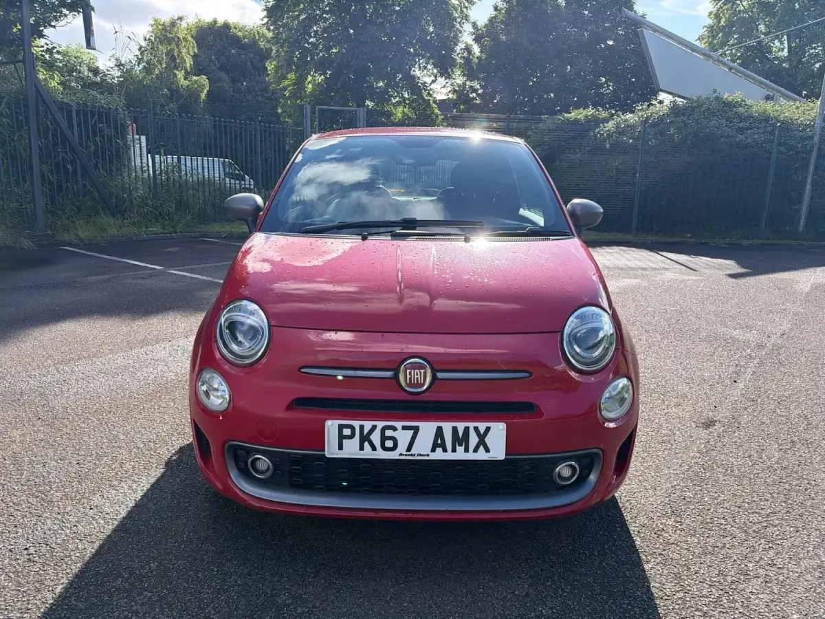 Used Fiat 500 S 69 HP (50 kW) 2017 Red Hatchback