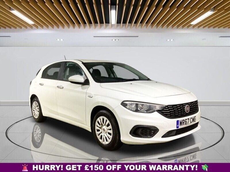 White Used 2017 Fiat Tipo Easy Hatchback | £6,049 (Fair price) - Image 1/3