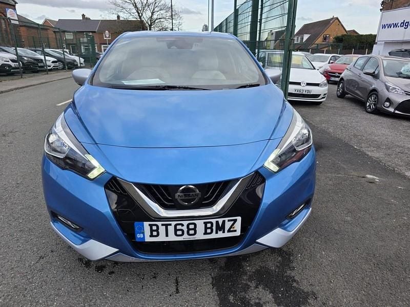 Used Nissan Micra N-Connecta 90 HP (66 kW) 2018 Blue Hatchback