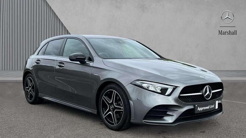 Mountain grey metallic Used 2022 Mercedes A200 Executive Hatchback | £24,138 (Expensive) - Image 1/4