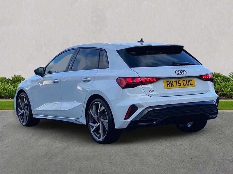 Used Audi A3 Black Edition 150 HP (110 kW) 2025 White Hatchback